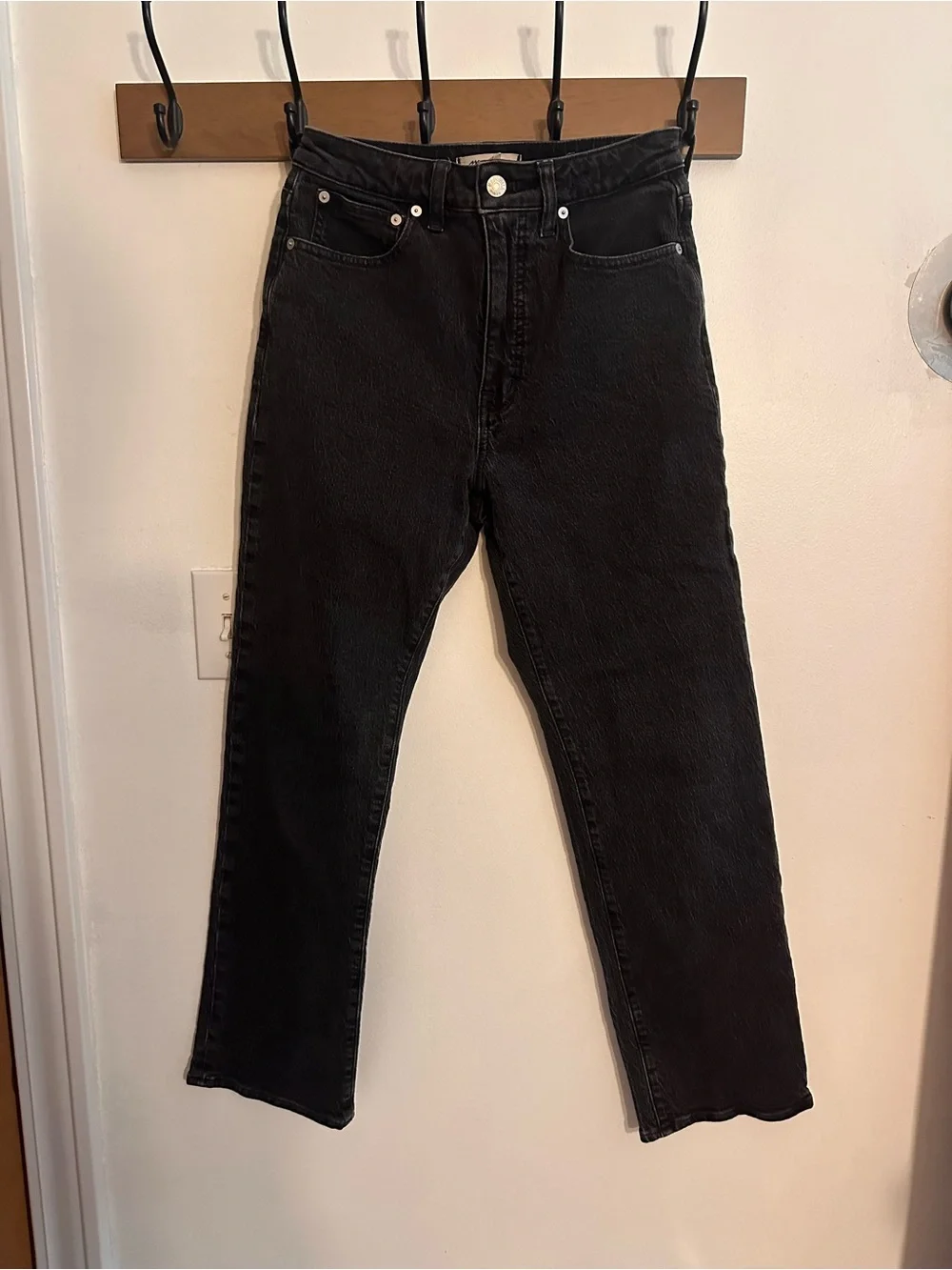 Madewell Black Cropped Ankle Jeans - Picture 1 of 1